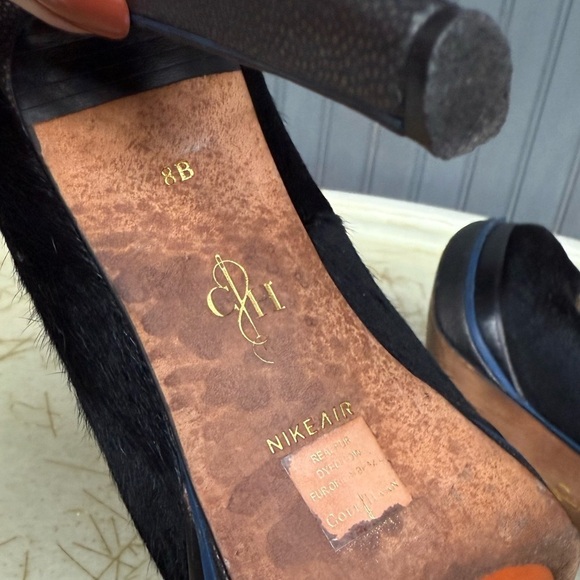 Cole Haan Black Platform Heels - Picture 5 of 11